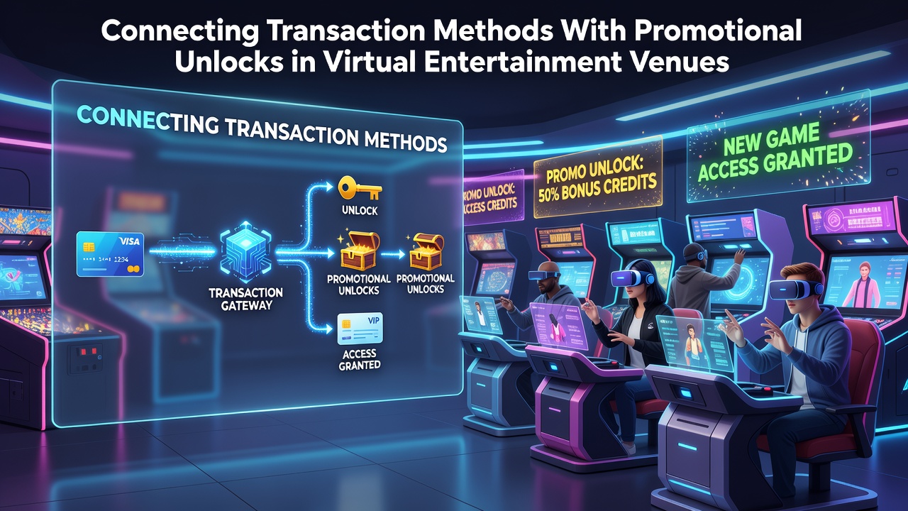 Illustration showing various digital payment icons connected to bonus symbols in an online gaming interface