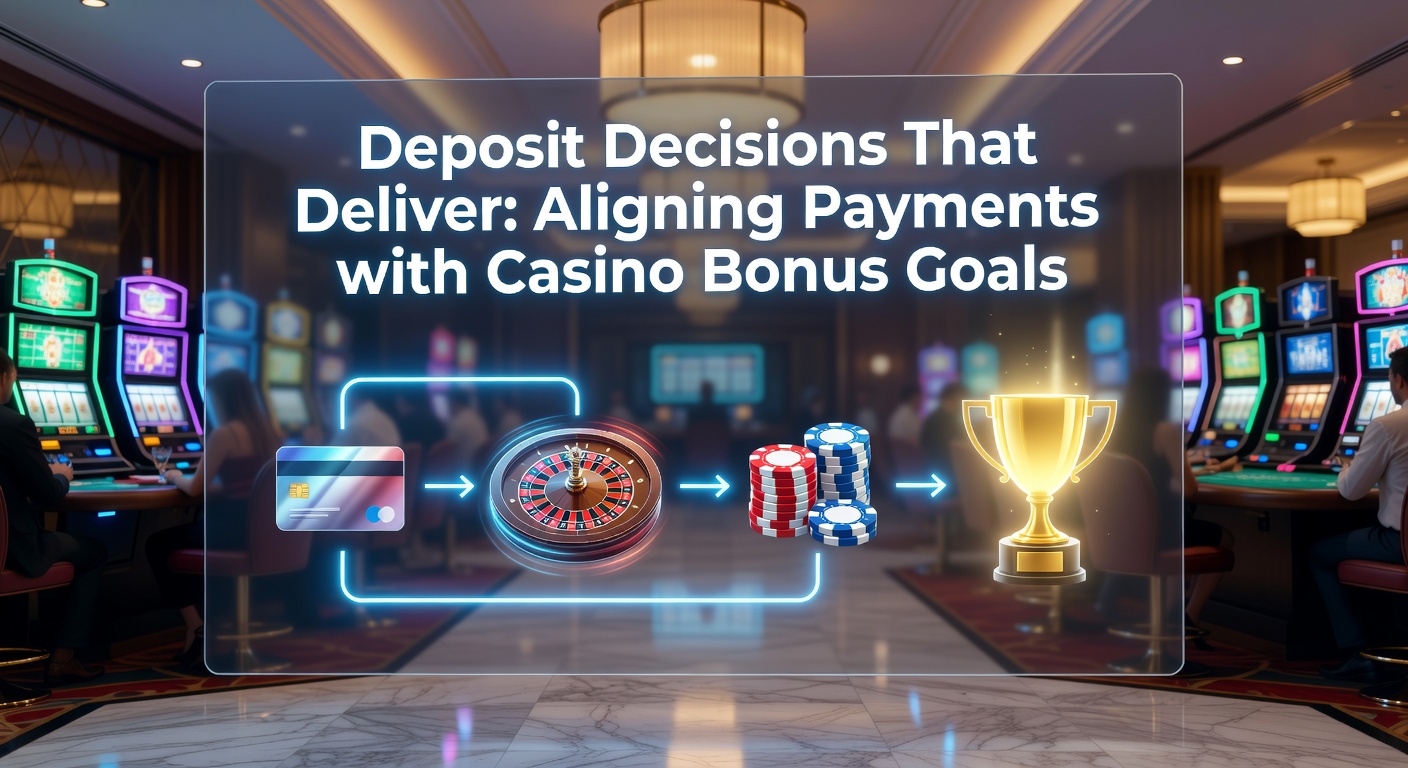 Illustration of various payment methods aligning with casino bonus icons, showing deposits unlocking rewards