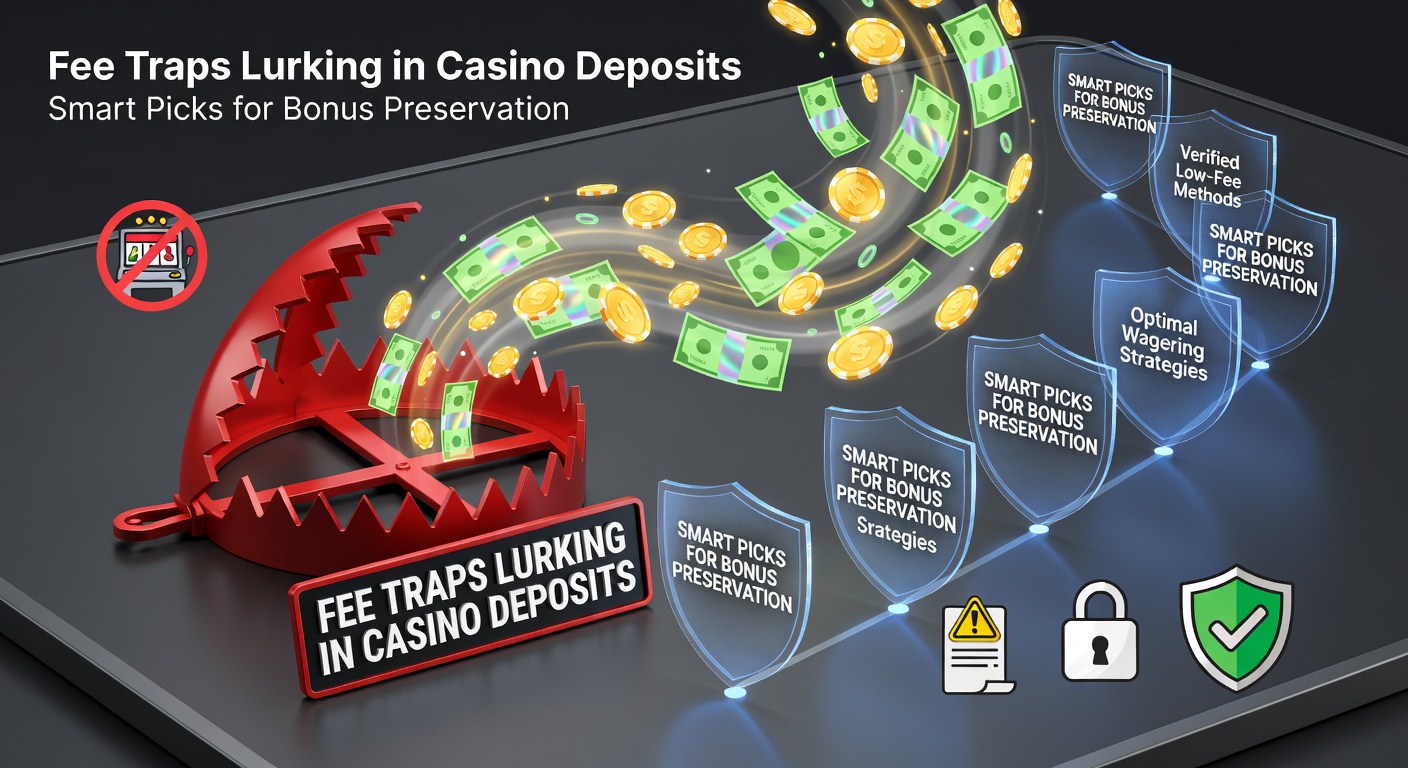 Illustration of hidden fees in casino deposit interfaces, highlighting warning signs for players