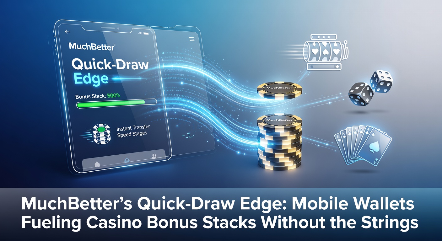 Smartphone screen displaying MuchBetter app interface during a swift casino deposit, highlighting instant bonus activation