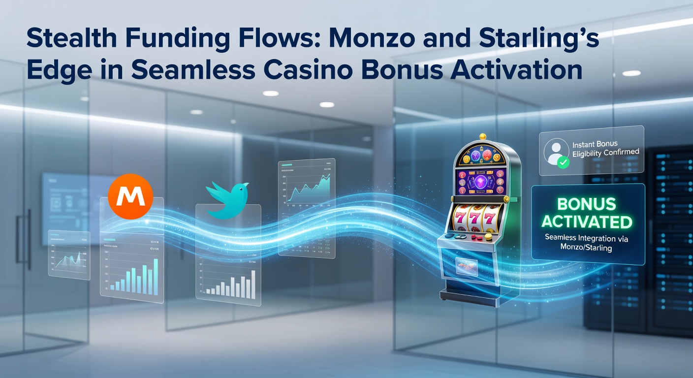 Starling Bank dashboard showing rapid casino deposit and bonus activation, with charts illustrating transfer speed advantages